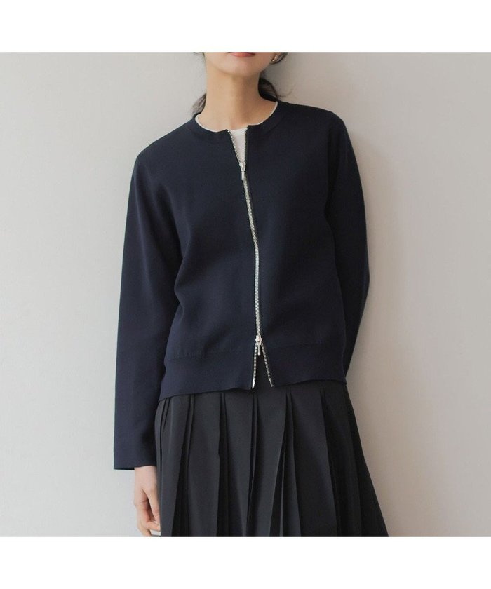 【ジェイ プレス/J.PRESS】のINTERLOCK ニット ブルゾン インテリア・キッズ・メンズ・レディースファッション・服の通販 founy(ファニー) https://founy.com/ ファッション Fashion レディースファッション Fashion for Women アウター Coat / Outerwear Collection レディースジャケット・軽アウター Jackets ブルゾンジャケット・スポーティアウター Blouson Jackets 春 Spring 秋 Autumn 抗菌 Antibacterial, Bacteria-Resistant ジャケット Jacket, Outerwear なめらか Smooth, Silky Texture フォルム Silhouette, Form ブルゾン Blouson, Bomber Jacket S/S・春夏 SS, Spring/Summer, Warm Season 夏 Summer |ID: prp329100004814795 ipo3291000000035575532