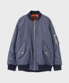 【ポール スミス/Paul Smith】のオーバーサイジング MA-1 ブルゾン 人気、トレンドファッション・服の通販 founy(ファニー) ファッション Fashion レディースファッション Fashion for Women アウター Coat / Outerwear Collection レディースジャケット・軽アウター Jackets ブルゾンジャケット・スポーティアウター Blouson Jackets MA-1ジャケット MA-1 Bomber Jackets / Flight Jackets おすすめ Recommended / Our Picks インナー Innerwear サテン Satin, Glossy Fabric ジップ Zip, Zipper ジャケット Jacket, Outerwear ブルゾン Blouson, Bomber Jacket ミックス Mix, Mixed Style リラックス Relax, Relaxed Fit 夏 Summer S/S・春夏 SS, Spring/Summer, Warm Season A/W・秋冬 Autumn/Winter thumbnail ダークブルー|ID: prp329100004814796 ipo3291000000034971122