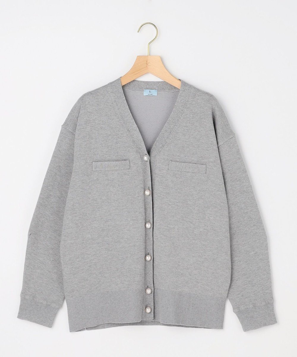 【組曲/KUMIKYOKU】の【先行予約】スウェットニット カーディガン インテリア・キッズ・メンズ・レディースファッション・服の通販 founy(ファニー) ファッション Fashion レディースファッション Fashion for Women トップス・カットソー Cut & Sew Tops ニット Knit Tops & Sweaters カーディガン・羽織り Layered Style Cardigans レディースパーカー・カジュアルフーディー Casual Hoodies & Sweatshirts スウェット・クルーネックトップス Sweatshirts & Crewnecks / Relaxed Fit Sweat Tops 春 Spring カーディガン Cardigan, Knitwear シンプル Simple, Minimal ジャケット Jacket, Outerwear トレンド Trend, Trending Now バランス Balance, Style Balance パール Pearl, Pearl Accent フォルム Silhouette, Form フロント Front, Front Design ペプラム Peplum, Flared Hem S/S・春夏 SS, Spring/Summer, Warm Season おすすめ Recommended / Our Picks 夏 Summer エレガント 上品 Elegant ライトグレー系|ID: prp329100004814818 ipo3291000000034971206