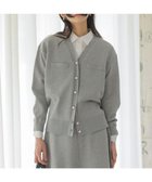 【組曲/KUMIKYOKU】のスウェットニット カーディガン ライトグレー系|ID: prp329100004814818 ipo3291000000035582940