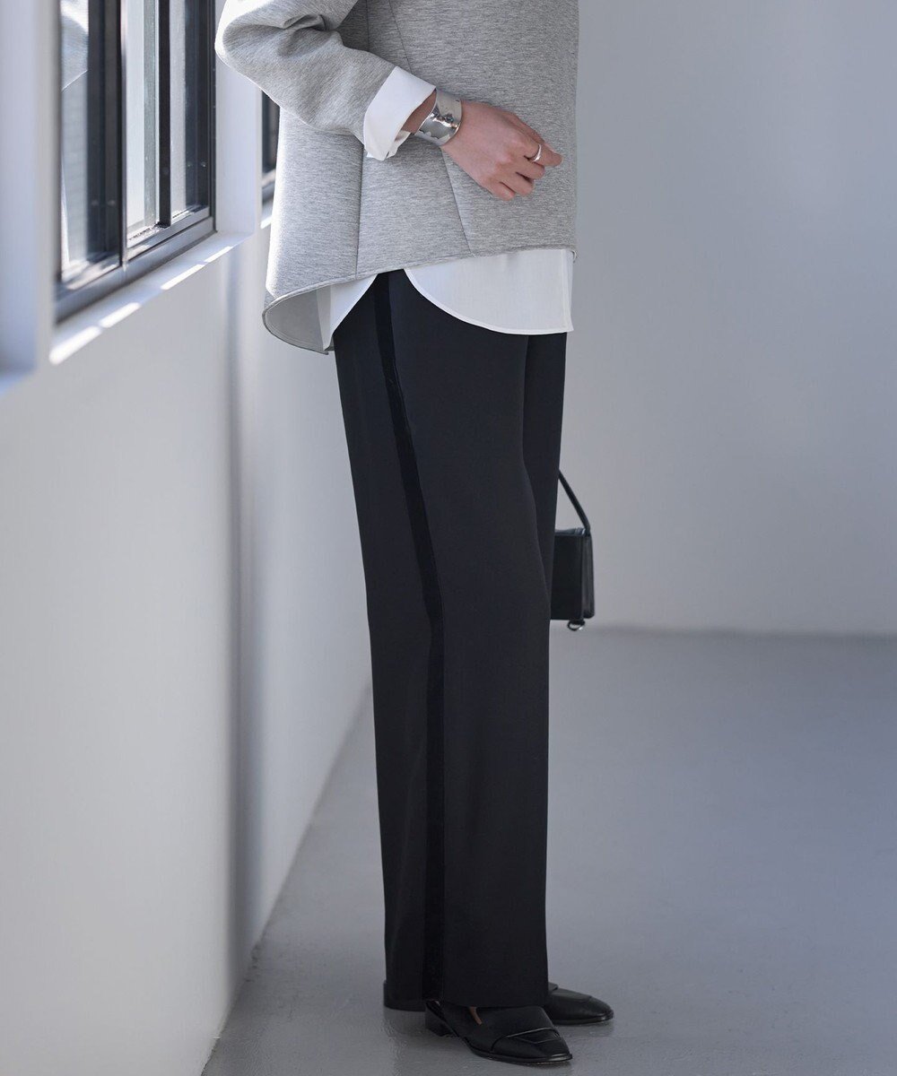 【アイシービー/iCB】のベルベットライン トラックワイドパンツ 人気、トレンドファッション・服の通販 founy(ファニー) 　ファッション　Fashion　レディースファッション　Fashion for Women　パンツ　Pants & Trousers　ダブル　Double, Double-Breasted　トレンド　Trend, Trending Now　フォルム　Silhouette, Form　ベルベット　Velvet, Velvety　ベーシック　Basic, Essential　ワイド　Wide, Wide Fit　A/W・秋冬　Autumn/Winter　エレガント 上品　Elegant　2025年　2025　2025-2026秋冬・A/W　Autumn/Winter 2025–26 AW25–26　 other-1|ID: prp329100004814821 ipo3291000000035649940