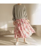 【組曲/KUMIKYOKU】の【先行予約・Flower Collection】ブーケフラワープリント スカート ピンク系5|ID: prp329100004814823 ipo3291000000035005046