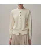 【エイトン/ATON】のFINE COMPACT COTTON クルーネックカーディガン 人気、トレンドファッション・服の通販 founy(ファニー) ファッション Fashion レディースファッション Fashion for Women トップス・カットソー Cut & Sew Tops カーディガン・羽織り Layered Style Cardigans おすすめ Recommended / Our Picks アンサンブル Ensemble Set カーディガン Cardigan, Knitwear フィット Fit, Slim Fit レギュラー Regular, Standard Fit 半袖 Short Sleeve, Half Sleeve 夏 Summer 春 Spring S/S・春夏 SS, Spring/Summer, Warm Season thumbnail OFF WHITE|ID: prp329100004814829 ipo3291000000034971238