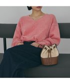 【アメリカンホリック/AMERICAN HOLIC】のVネックフェアリーニットプルオーバー Pink|ID: prp329100004814838 ipo3291000000035537172