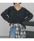 【アメリカンホリック/AMERICAN HOLIC】のVネックフェアリーニットプルオーバー Brown|ID: prp329100004814838 ipo3291000000035537174