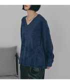 【アメリカンホリック/AMERICAN HOLIC】のVネックフェアリーニットプルオーバー Navy|ID: prp329100004814838 ipo3291000000035537176