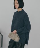 【アメリカンホリック/AMERICAN HOLIC】のベロアモールニットプルオーバー Charcoal Gray|ID: prp329100004814839 ipo3291000000035608311