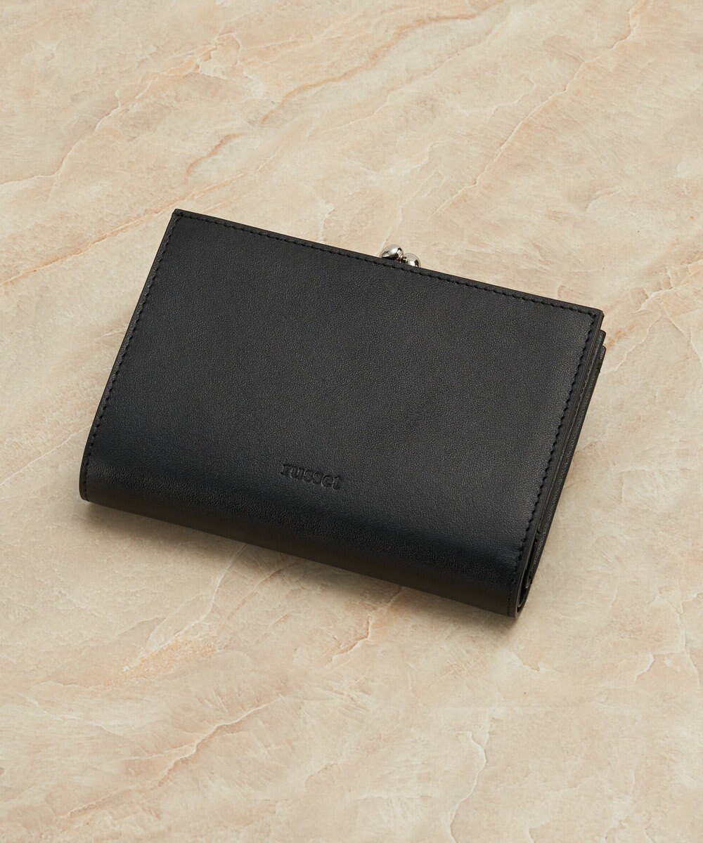 【ラシット/russet】のがま口折財布(SO-446) インテリア・キッズ・メンズ・レディースファッション・服の通販 founy(ファニー) 　ファッション　Fashion　レディースファッション　Fashion for Women　ミニ財布・二つ折り財布　Wallets & Card Cases　コイン　Coin, Coin Design　コンパクト　Compact, Small Size　シルバー　Silver, Metallic Silver　シンプル　Simple, Minimal　財布　Wallet, Purse　バランス　Balance, Style Balance　ポケット　Pocket, Pocket Detail　再入荷　Restock / Back in Stock　おすすめ　Recommended / Our Picks　日本製　Made In Japan　エレガント 上品　Elegant　Black|ID: prp329100004814846 ipo3291000000034971300