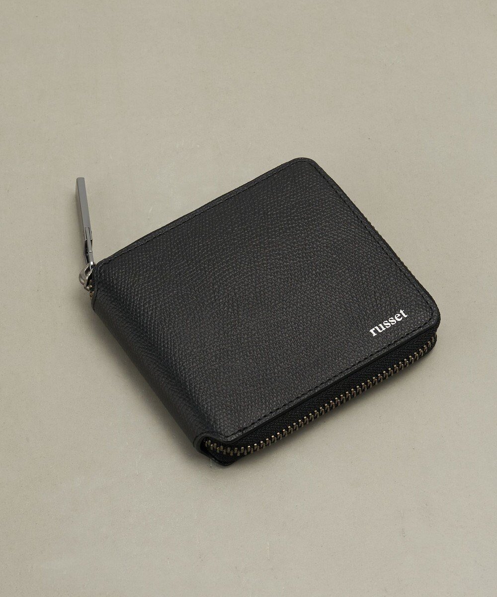 【ラシット/russet】のラウンドジップハーフウォレット(SO-447) インテリア・キッズ・メンズ・レディースファッション・服の通販 founy(ファニー) 　ファッション　Fashion　レディースファッション　Fashion for Women　ミニ財布・二つ折り財布　Wallets & Card Cases　コイン　Coin, Coin Design　コンパクト　Compact, Small Size　シルバー　Silver, Metallic Silver　シンプル　Simple, Minimal　財布　Wallet, Purse　バランス　Balance, Style Balance　ポケット　Pocket, Pocket Detail　再入荷　Restock / Back in Stock　おすすめ　Recommended / Our Picks　日本製　Made In Japan　エレガント 上品　Elegant　Black|ID: prp329100004814847 ipo3291000000034971302
