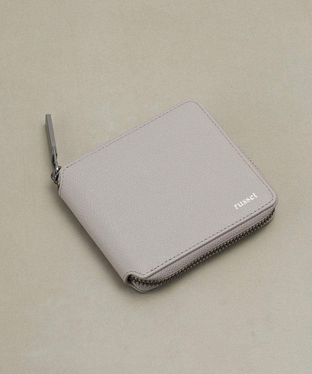 【ラシット/russet】のラウンドジップハーフウォレット(SO-447) インテリア・キッズ・メンズ・レディースファッション・服の通販 founy(ファニー) 　ファッション　Fashion　レディースファッション　Fashion for Women　ミニ財布・二つ折り財布　Wallets & Card Cases　コイン　Coin, Coin Design　コンパクト　Compact, Small Size　シルバー　Silver, Metallic Silver　シンプル　Simple, Minimal　財布　Wallet, Purse　バランス　Balance, Style Balance　ポケット　Pocket, Pocket Detail　再入荷　Restock / Back in Stock　おすすめ　Recommended / Our Picks　日本製　Made In Japan　エレガント 上品　Elegant　Gray|ID: prp329100004814847 ipo3291000000034971303