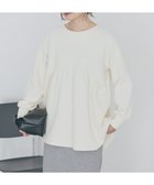 【アメリカンホリック/AMERICAN HOLIC】のフクレジャガードペプラムプルオーバー Ivory|ID: prp329100004814866 ipo3291000000034971345