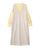 【イェッカ ヴェッカ/YECCA VECCA】の【2点SET】ブラウスセットプリーツMIXジャンスカ Light Gray|ID: prp329100004814870 ipo3291000000034971360