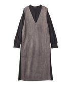 【イェッカ ヴェッカ/YECCA VECCA】の【2点SET】ブラウスセットプリーツMIXジャンスカ Charcoal Gray|ID: prp329100004814870 ipo3291000000034971361