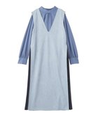 【イェッカ ヴェッカ/YECCA VECCA】の【2点SET】ブラウスセットプリーツMIXジャンスカ Light Blue|ID: prp329100004814870 ipo3291000000034971362