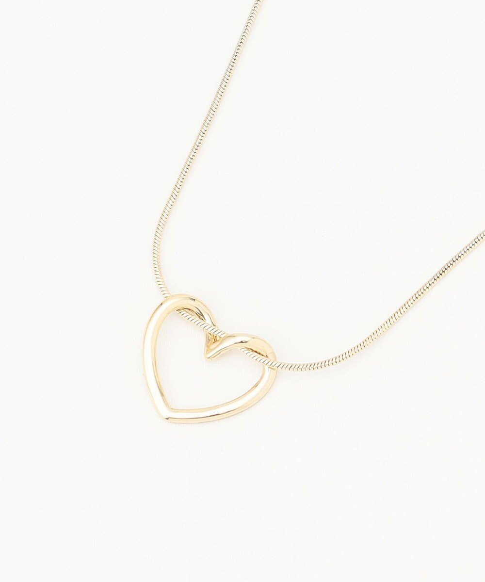 【組曲/KUMIKYOKU】のツイストハートネックレス インテリア・キッズ・メンズ・レディースファッション・服の通販 founy(ファニー) 　ファッション　Fashion　レディースファッション　Fashion for Women　ジュエリー　Jewelry　ネックレス　Necklaces & Pendants　おすすめ　Recommended / Our Picks　アクセサリー　Fashion Accessories　シンプル　Simple, Minimal　ネックレス　Necklace, Pendant Necklace　モチーフ　Motif, Design Theme　ゴールド系|ID: prp329100004816031 ipo3291000000034981465