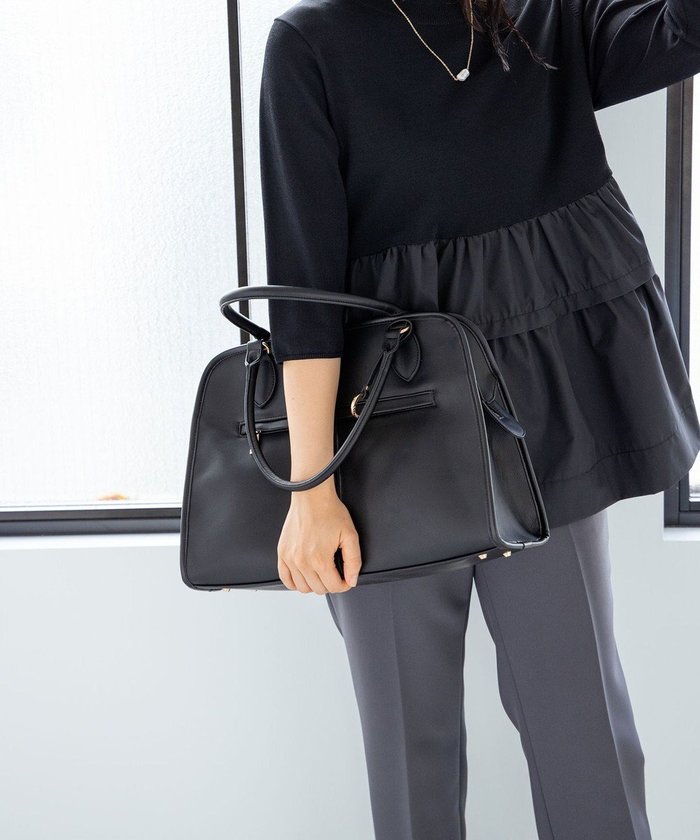 【組曲/KUMIKYOKU】の【A4対応】 ボストンバッグ Large インテリア・キッズ・メンズ・レディースファッション・服の通販 founy(ファニー) https://founy.com/ ファッション Fashion レディースファッション Fashion for Women トレンド Trend, Trending Now ボストンバッグ Boston Bag, Retro Bag ポケット Pocket, Pocket Detail ビジネス 仕事 通勤 Business / Work / Commuting |ID: prp329100004816032 ipo3291000000036200301