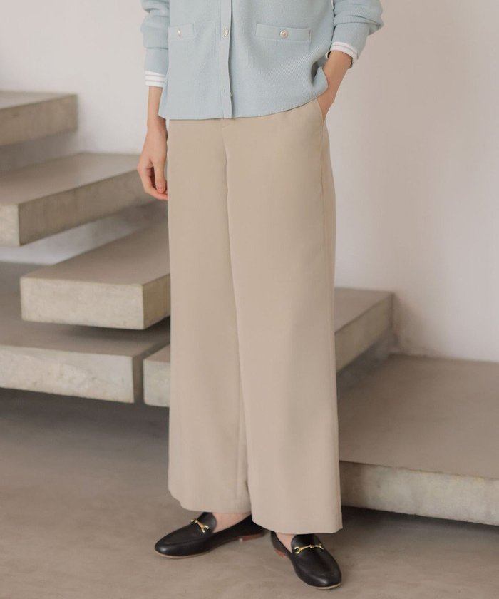 【ジェイ プレス/J.PRESS】のSpringピーチ セミワイド パンツ インテリア・キッズ・メンズ・レディースファッション・服の通販 founy(ファニー) https://founy.com/ ファッション Fashion レディースファッション Fashion for Women パンツ Pants & Trousers 春 Spring 秋 Autumn スピンドル Spindle, Drawcord ドレープ Drape, Draping Fabric ピーチ Peach, Soft Touch フロント Front, Front Design リラックス Relax, Relaxed Fit ワイド Wide, Wide Fit S/S・春夏 SS, Spring/Summer, Warm Season 夏 Summer |ID: prp329100004816040 ipo3291000000035575530