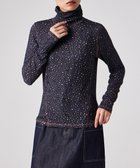 【ポール スミス/Paul Smith】のHorseshoe Leopard タートルネック カットソー ダークインディゴ|ID: prp329100004816048 ipo3291000000035013667