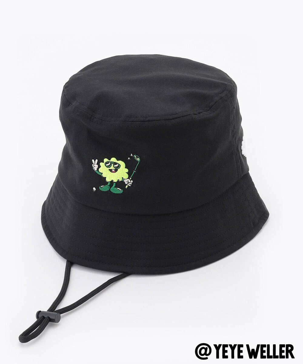 【ピーダブリュサーキュラス/PW CIRCULUS】の【UNISEX】【コラボアイテム】Yeyeコラボ バケハ ゴルフ インテリア・キッズ・メンズ・レディースファッション・服の通販 founy(ファニー) 　ファッション　Fashion　レディースファッション　Fashion for Women　キャップ&ハット　Hats & Caps　カラフル　Colorful Design　キャップ　Cap, Baseball Cap　キャラクター　Character, Licensed Characters　グラフィック　Graphic, Graphic Design　コラボ　Collaboration, Collab　帽子　Hat, Headwear　ユニセックス　Unisex, Genderless　ゴルフ　Golf　ブラック系|ID: prp329100004816059 ipo3291000000034981570