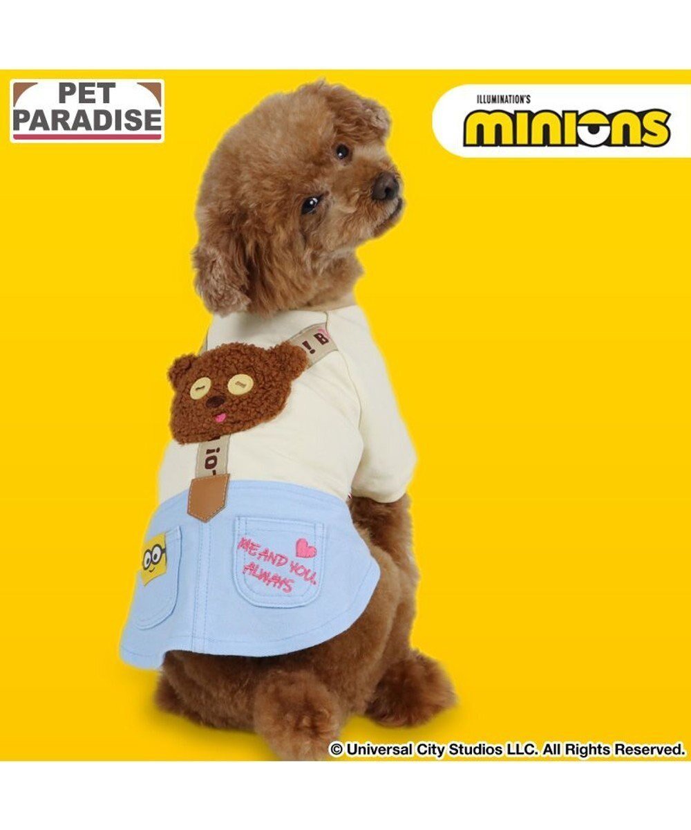 【ペットパラダイス/PET PARADISE / GOODS】のミニオン ティム サスペンダー風 トレーナー 小型犬 インテリア・キッズ・メンズ・レディースファッション・服の通販 founy(ファニー) 　サスペンダー　Suspenders, Braces　トレーナー　Sweatshirt, Trainer　夏　Summer　春　Spring　S/S・春夏　SS, Spring/Summer, Warm Season　犬　Dog　ホーム・キャンプ・アウトドア・お取り寄せ　Home Living / Home & Lifestyle / Camping Gear / Outdoor Camping　ペットグッズ　Pet Supplies　ベージュ|ID: prp329100004817048 ipo3291000000034991192