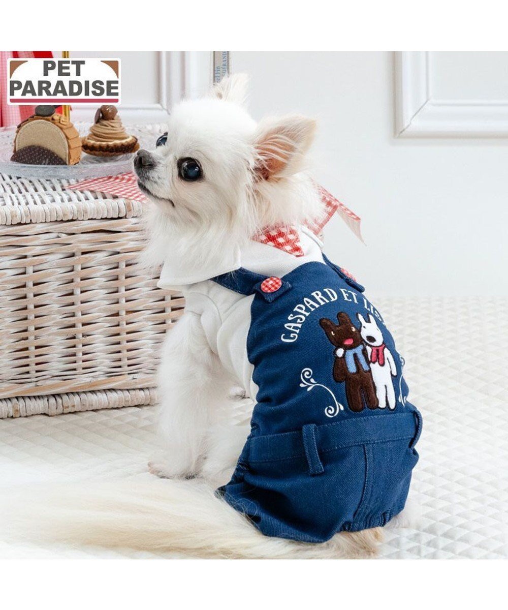 【ペットパラダイス/PET PARADISE / GOODS】のリサとガスパール オーバーオール風 ロンパース 小型犬 人気、トレンドファッション・服の通販 founy(ファニー) 　パール　Pearl, Pearl Accent　ロンパース　Romper, Jumpsuit　夏　Summer　春　Spring　S/S・春夏　SS, Spring/Summer, Warm Season　犬　Dog　ホーム・キャンプ・アウトドア・お取り寄せ　Home Living / Home & Lifestyle / Camping Gear / Outdoor Camping　ペットグッズ　Pet Supplies　 other-1|ID: prp329100004817068 ipo3291000000034991237