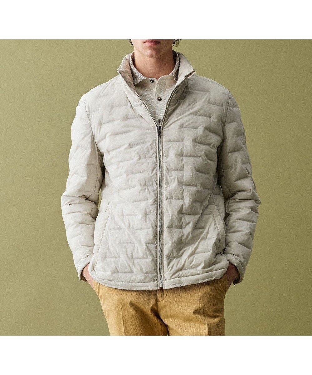 【ジョセフ アブード/JOSEPH ABBOUD / MEN】の【ストレッチ/中綿/軽量/インフード】2WAYストレッチパテッドブルゾン 26SSモデル 人気、トレンドファッション・服の通販 founy(ファニー) 　ファッション　Fashion　メンズファッション　Fashion for Men　アウター　Men's Coats Outerwear　ブルゾンジャケット / カジュアルアウター　Bomber Jackets & Blousons　インナー　Innerwear　洗える　Machine Washable　軽量　Lightweight, Ultra Light　ジャケット　Jacket, Outerwear　ストレッチ　Stretch, Stretchy Fabric　ダウン　Down, Puffer　パターン　Pattern, Design Print　フィット　Fit, Slim Fit　A/W・秋冬　Autumn/Winter　おすすめ　Recommended / Our Picks　エレガント 上品　Elegant　ビジネス 仕事 通勤　Business / Work / Commuting　2026年　2026　 other-1|ID: prp329100004817099 ipo3291000000035765919