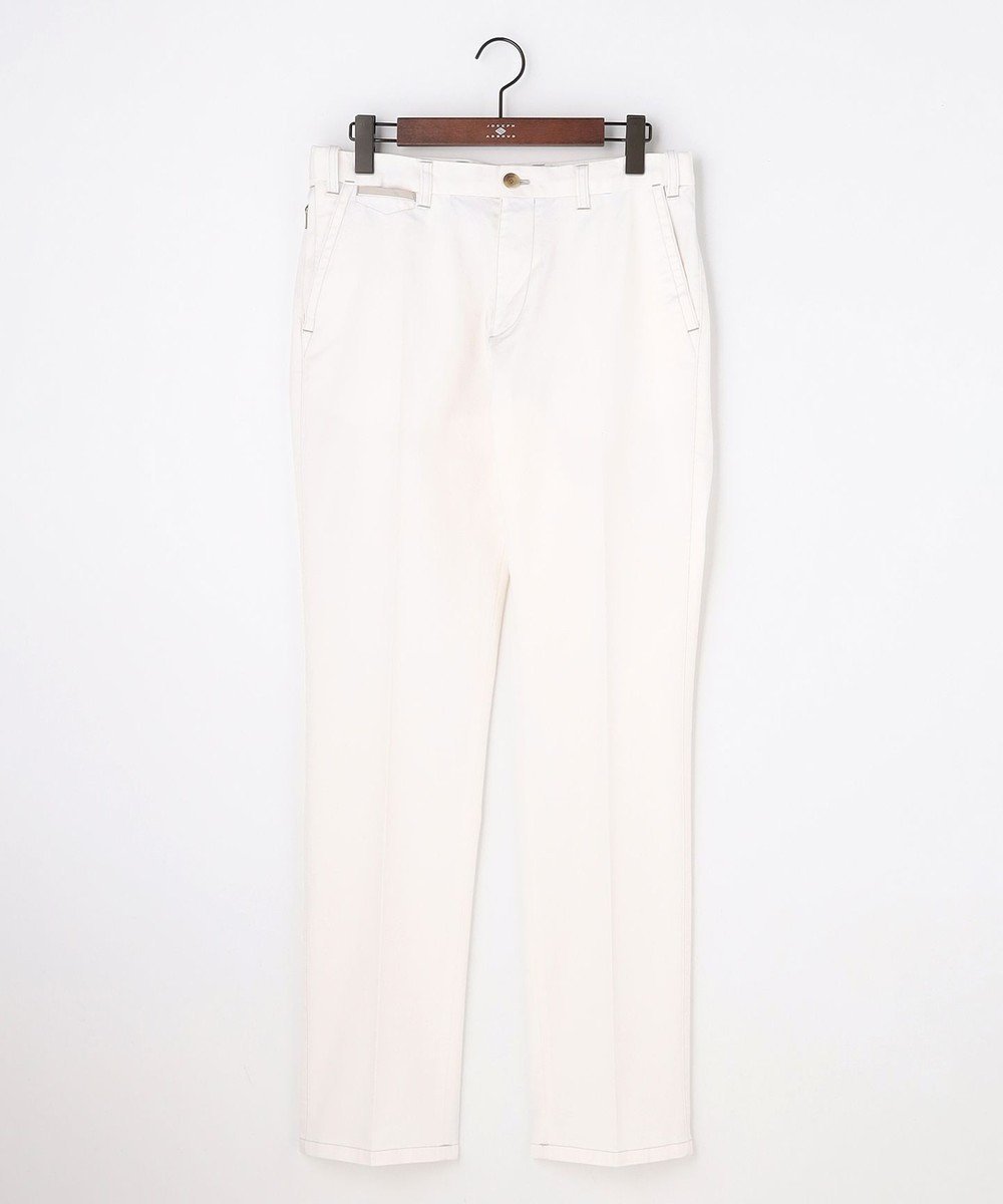 【ジョセフ アブード/JOSEPH ABBOUD / MEN】の【ウエストも伸びる!オーガニックコットン使用】ハイパワーカルゼ パンツ 26SSモデル インテリア・キッズ・メンズ・レディースファッション・服の通販 founy(ファニー) 　ファッション　Fashion　メンズファッション　Fashion for Men　ボトムス　Bottoms　インナー　Innerwear　オーガニック　Organic Cotton　春　Spring　ジャケット　Jacket, Outerwear　ストレッチ　Stretch, Stretchy Fabric　スマート　Smart, Elegant　デスク　Desk, Work Desk　定番　Standard, Basic Item　ワーク　Workwear, Utility Style　S/S・春夏　SS, Spring/Summer, Warm Season　おすすめ　Recommended / Our Picks　夏　Summer　ビジネス 仕事 通勤　Business / Work / Commuting　2026年　2026　ホワイト系|ID: prp329100004817115 ipo3291000000034991372