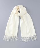 【アウロラ/AURORA】のLANVIN en Bleu (ランバン オン ブルー)カシミヤ100%セミストール 人気、トレンドファッション・服の通販 founy(ファニー) ファッション Fashion レディースファッション Fashion for Women ショール Shawl, Wrap ストール Stole, Wrap 無地 Plain, Solid Color A/W・秋冬 Autumn/Winter thumbnail ホワイト|ID: prp329100004817136 ipo3291000000034991448