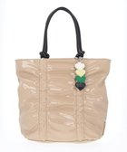 【アナスイ/ANNA SUI】のクアトロハート トートバッグ 人気、トレンドファッション・服の通販 founy(ファニー) ファッション Fashion レディースファッション Fashion for Women バッグ Bags エナメル Patent Leather チャーム Charm, Pendant ポケット Pocket, Pocket Detail thumbnail ベージュ|ID: prp329100004817147 ipo3291000000034991582