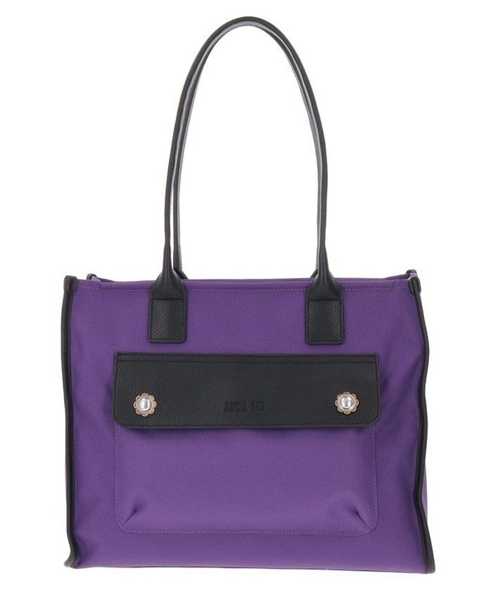 【アナスイ/ANNA SUI】のヴィンテージボタン トート 人気、トレンドファッション・服の通販 founy(ファニー) 　ファッション　Fashion　レディースファッション　Fashion for Women　バッグ　Bags　アンティーク　Antique-Inspired　シルバー　Silver, Metallic Silver　フラワー　Flower, Floral　ブローチ　Brooch, Pin Brooch　ポケット　Pocket, Pocket Detail　ポーチ　Pouch, Small Case　ヴィンテージ　Vintage Style　 other-1|ID: prp329100004817166 ipo3291000000034991780