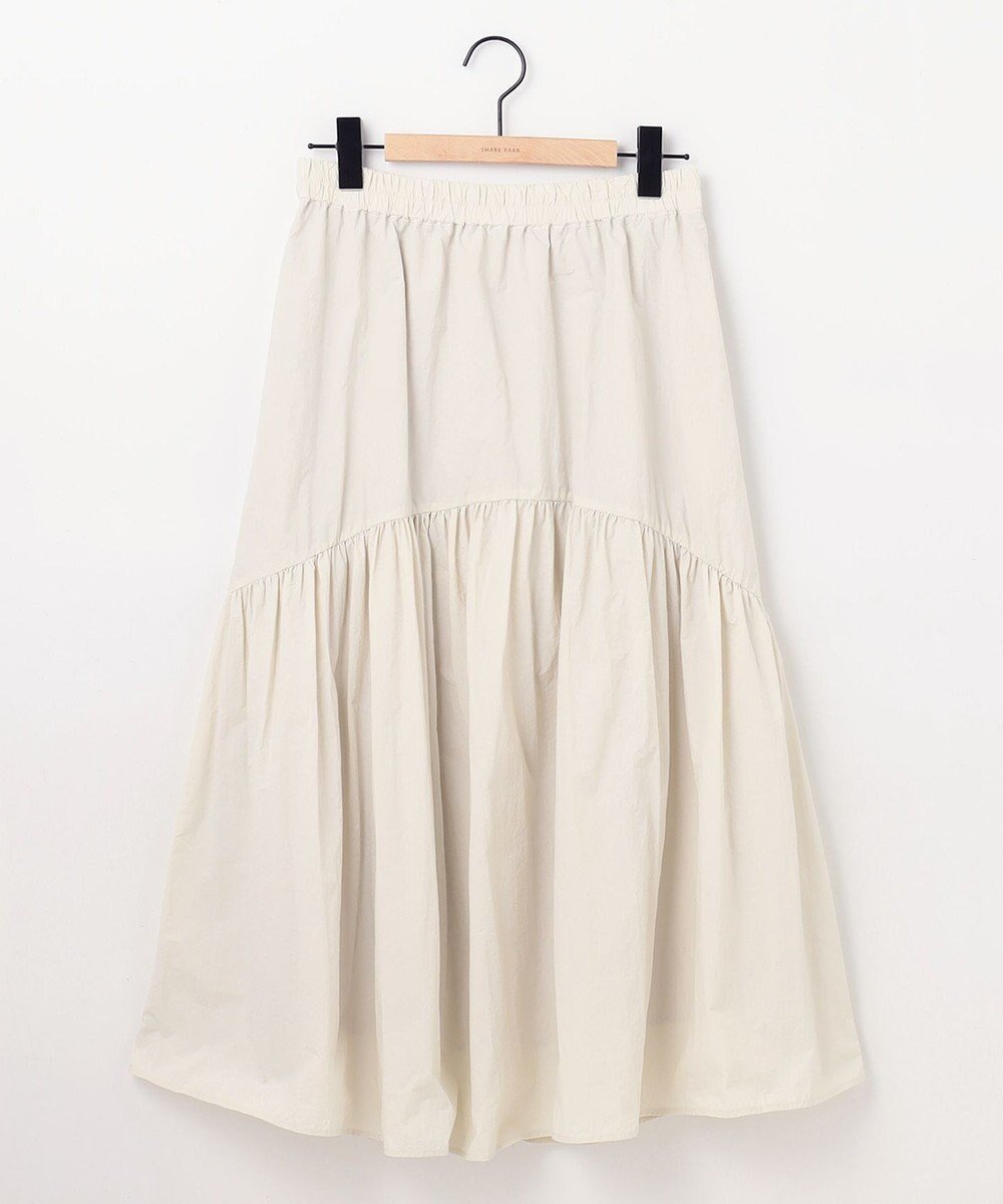 【シェアパーク/SHARE PARK】のライトタフタギャザースカート 人気、トレンドファッション・服の通販 founy(ファニー) 　ファッション　Fashion　レディースファッション　Fashion for Women　スカート　Skirts　春　Spring　洗える　Machine Washable　ギャザー　Gathered, Ruffled　タフタ　Taffeta, Structured Fabric　ベーシック　Basic, Essential　S/S・春夏　SS, Spring/Summer, Warm Season　再入荷　Restock / Back in Stock　夏　Summer　 other-1|ID: prp329100004817170 ipo3291000000034991933
