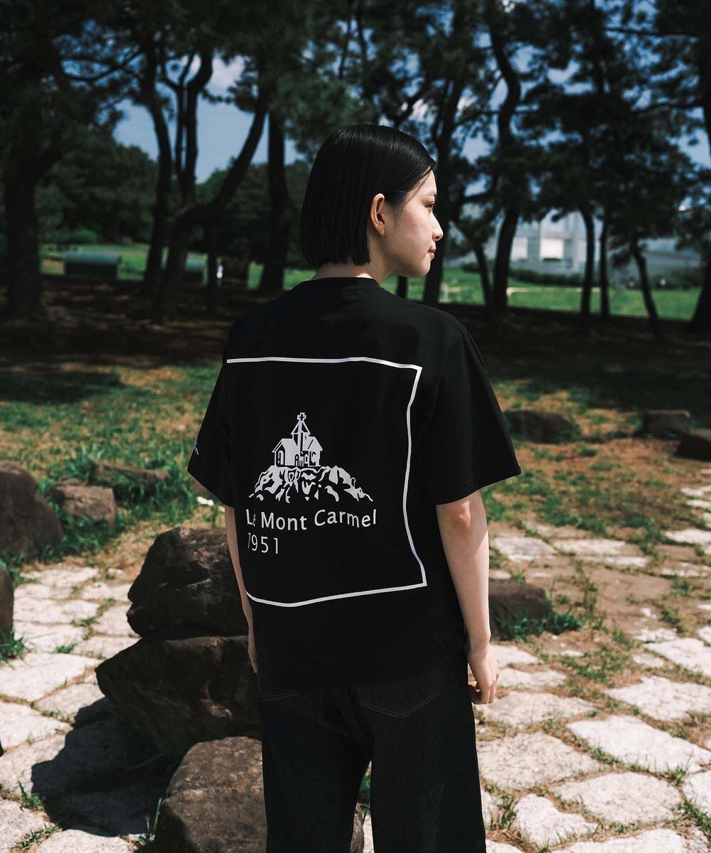 【シェアパーク/SHARE PARK】の【UVカット・吸水速乾・ストレッチ・軽量 】バックプリントポケットTシャツ(S・Mサイズ) インテリア・キッズ・メンズ・レディースファッション・服の通販 founy(ファニー) 　ファッション　Fashion　レディースファッション　Fashion for Women　トップス・カットソー　Cut & Sew Tops　シャツ・ブラウス・オフィスカジュアル　Elegant Blouses & Button-Ups　ロングTシャツ・Tシャツ　Longline T-Shirts & Tees　カットソー・ベーシックTシャツ　Cut-and-Sewn Tops / Stretch Tees & Basics　春　Spring　カットソー　Cut and Sewn Top　吸水　Absorbent, Quick-Dry　軽量　Lightweight, Ultra Light　ストレッチ　Stretch, Stretchy Fabric　フランス　France, French　プリント　Print, Printed Pattern　ポケット　Pocket, Pocket Detail　リラックス　Relax, Relaxed Fit　ワーク　Workwear, Utility Style　S/S・春夏　SS, Spring/Summer, Warm Season　再入荷　Restock / Back in Stock　夏　Summer　ブラック系|ID: prp329100004817176 ipo3291000000034992034