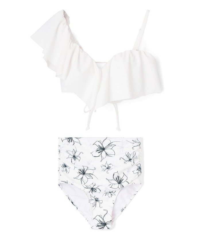 【三愛水着楽園/San-ai Resort】の【SALE】軽い着け心地でしっかり盛れる【楽盛り水着】 ワイヤービキニ 7S・9M・11L 【San-ai Resort(サンアイリゾート)】 インテリア・キッズ・メンズ・レディースファッション・服の通販 founy(ファニー) https://founy.com/ ファッション Fashion レディースファッション Fashion for Women 水着 Swimwear レディース水着・ビーチウェア Swimwear & Beachwear ショーツ Shorts, Short Pants デコルテ Décolleté, Neckline パターン Pattern, Design Print ビキニ Bikini, Two-Piece Swimsuit フラワー Flower, Floral フリル Frill, Ruffle リゾート Resort, Vacation Style ワイヤー Wire, Wired Bra 夏 Summer S/S・春夏 SS, Spring/Summer, Warm Season 水着 Swimsuit, Swimwear A/W・秋冬 Autumn/Winter |ID: prp329100004817207 ipo3291000000034992312