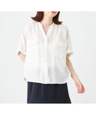 【シェアパーク/SHARE PARK】の【洗える】ドルマンスリーブサテンシャツ 人気、トレンドファッション・服の通販 founy(ファニー) ファッション Fashion レディースファッション Fashion for Women トップス・カットソー Cut & Sew Tops シャツ・ブラウス・オフィスカジュアル Elegant Blouses & Button-Ups 春 Spring 洗える Machine Washable とろみ Fluid, Flowy Fabric ポケット Pocket, Pocket Detail S/S・春夏 SS, Spring/Summer, Warm Season 再入荷 Restock / Back in Stock おすすめ Recommended / Our Picks 夏 Summer エレガント 上品 Elegant thumbnail アイボリー系|ID: prp329100004817217 ipo3291000000034992433