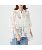 【シェアパーク/SHARE PARK】のオーバーサイズレースシャツ 人気、トレンドファッション・服の通販 founy(ファニー) ファッション Fashion レディースファッション Fashion for Women トップス・カットソー Cut & Sew Tops シャツ・ブラウス・オフィスカジュアル Elegant Blouses & Button-Ups 春 Spring レース Lace, Lace Fabric S/S・春夏 SS, Spring/Summer, Warm Season 再入荷 Restock / Back in Stock おすすめ Recommended / Our Picks 夏 Summer thumbnail アイボリー系|ID: prp329100004817229 ipo3291000000034992534