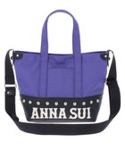 【アナスイ/ANNA SUI】のハングアウト 2wayミニトート 人気、トレンドファッション・服の通販 founy(ファニー) ファッション Fashion レディースファッション Fashion for Women バッグ Bags アウトドア Outdoor Clothing ウエスタン Western Style キャンバス Canvas, Canvas Fabric ショルダー Shoulder, Shoulder Strap シンプル Simple, Minimal スタッズ Studs, Metal Accents トレンド Trend, Trending Now 旅行 Travel thumbnail パープル|ID: prp329100004817231 ipo3291000000034992552