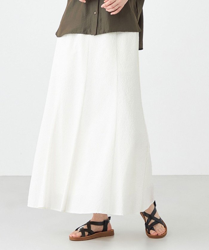 【シェアパーク/SHARE PARK】のサッカーフレアスカート インテリア・キッズ・メンズ・レディースファッション・服の通販 founy(ファニー) https://founy.com/ ファッション Fashion レディースファッション Fashion for Women スカート Skirts Aライン・フレアスカート A-Line & Flared Skirts 春 Spring ギャザー Gathered, Ruffled 切替 Switching, Contrast Panel 吸水 Absorbent, Quick-Dry 軽量 Lightweight, Ultra Light サッカー Seersucker, Summer Fabric フェミニン Feminine, Girly フレア Flare, Flared S/S・春夏 SS, Spring/Summer, Warm Season 再入荷 Restock / Back in Stock 夏 Summer |ID: prp329100004817240 ipo3291000000034992634