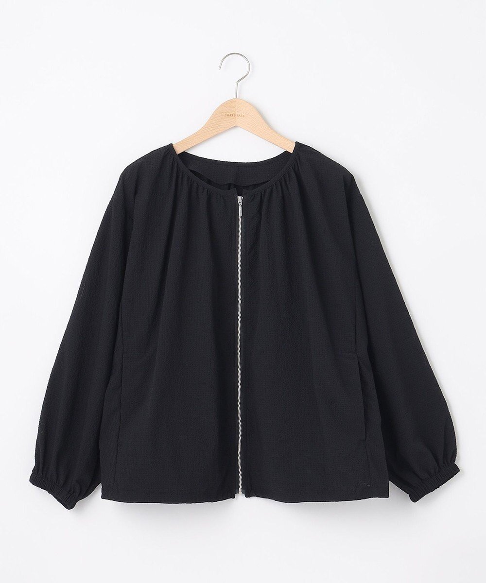 【シェアパーク/SHARE PARK】のソフトタッチギャザーブルゾン 人気、トレンドファッション・服の通販 founy(ファニー) 　ファッション　Fashion　レディースファッション　Fashion for Women　アウター　Coat / Outerwear Collection　レディースジャケット・軽アウター　Jackets　ブルゾンジャケット・スポーティアウター　Blouson Jackets　春　Spring　ギャザー　Gathered, Ruffled　コンパクト　Compact, Small Size　ショート　Short, Short Length　ジャケット　Jacket, Outerwear　トレンド　Trend, Trending Now　羽織　Haori, Light Jacket　S/S・春夏　SS, Spring/Summer, Warm Season　再入荷　Restock / Back in Stock　おすすめ　Recommended / Our Picks　夏　Summer　 other-1|ID: prp329100004817256 ipo3291000000034992714