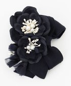 【トッカ/TOCCA】のATELIER SENKA FLOWER CORSAGE コサージュ 人気、トレンドファッション・服の通販 founy(ファニー) ファッション Fashion レディースファッション Fashion for Women 2023年 2023 2023春夏・S/S Spring/Summer 2023 SS23 アクセサリー Fashion Accessories ジャケット Jacket, Outerwear セットアップ Set-Up, Coordinated Outfit ツイード Twill, Twill Weave フラワー Flower, Floral ブローチ Brooch, Pin Brooch リボン Ribbon, Bow リュクス Luxury, Elegant, High-End, Chic ロマンティック Romantic, Feminine Style エレガント 上品 Elegant 夏 Summer S/S・春夏 SS, Spring/Summer, Warm Season 無地 Plain, Solid Color thumbnail ネイビー系|ID: prp329100004818121 ipo3291000000035004293