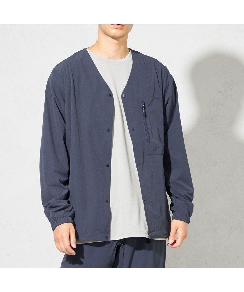 【シェアパーク/SHARE PARK / MEN】の【UNISEX】撥水加工 フレックスカーディガン(L・XLサイズ) インテリア・キッズ・メンズ・レディースファッション・服の通販 founy(ファニー) 　ファッション　Fashion　レディースファッション　Fashion for Women　ユニセックス　Unisex, Genderless　カーディガン　Cardigan, Knitwear　ジャケット　Jacket, Outerwear　A/W・秋冬　Autumn/Winter　アッシュネイビー|ID: prp329100004818124 ipo3291000000035004303