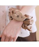 【アースミュージックアンドエコロジー/earth music&ecology】のmiffy/earth フェイス刺繍シュシュ ブラウン|ID: prp329100004818133 ipo3291000000035322973