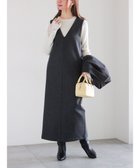 【テチチ/Te chichi】のウール混ジャージージャンパースカート チャコールグレー|ID: prp329100004818146 ipo3291000000035004379