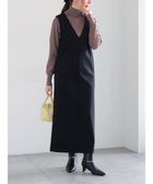 【テチチ/Te chichi】のウール混ジャージージャンパースカート ブラック|ID: prp329100004818146 ipo3291000000035004380