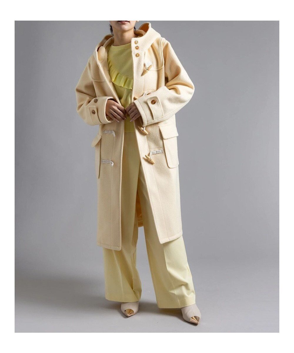 【テチチ/Te chichi】の【Atelier Bonheur】ダッフルコート インテリア・キッズ・メンズ・レディースファッション・服の通販 founy(ファニー) 　ファッション　Fashion　レディースファッション　Fashion for Women　アウター　Coat / Outerwear Collection　コート・ロングコート・ピーコート　Long Coats, Peacoats & More　レディースジャケット・軽アウター　Jackets　ダッフルコート　Duffle Coats　おすすめ　Recommended / Our Picks　クラシカル　Classical, Vintage-Inspired　ジャケット　Jacket, Outerwear　ダッフルコート　Duffle Coat, Toggle Coat　デニム　Denim, Jeans Material　マフラー　Scarf, Muffler　ロング　Long, Long-Length　エレガント 上品　Elegant　冬　Winter / This Winter　夏　Summer　S/S・春夏　SS, Spring/Summer, Warm Season　A/W・秋冬　Autumn/Winter　防寒　Cold Protection, Winter-Ready　イエロー|ID: prp329100004818149 ipo3291000000035004387