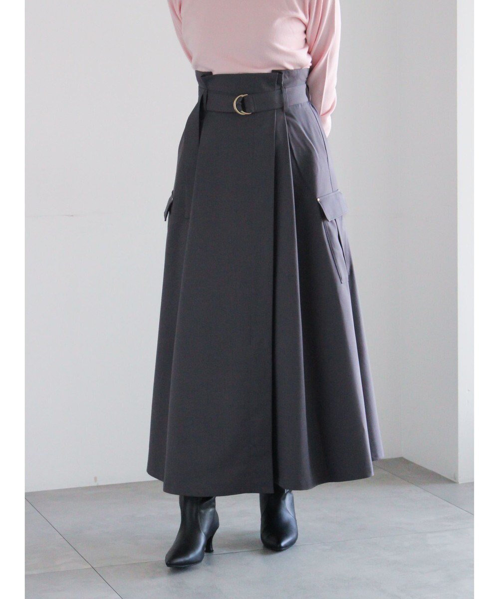 【テチチ/Te chichi】のカーゴフレアスカート インテリア・キッズ・メンズ・レディースファッション・服の通販 founy(ファニー) 　ファッション　Fashion　レディースファッション　Fashion for Women　スカート　Skirts　Aライン・フレアスカート　A-Line & Flared Skirts　スウェット / スエット　Sweatshirt, Sweatwear　スニーカー　Sneakers, Trainers　フレア　Flare, Flared　夏　Summer　S/S・春夏　SS, Spring/Summer, Warm Season　A/W・秋冬　Autumn/Winter　チャコールグレー|ID: prp329100004818153 ipo3291000000035004398