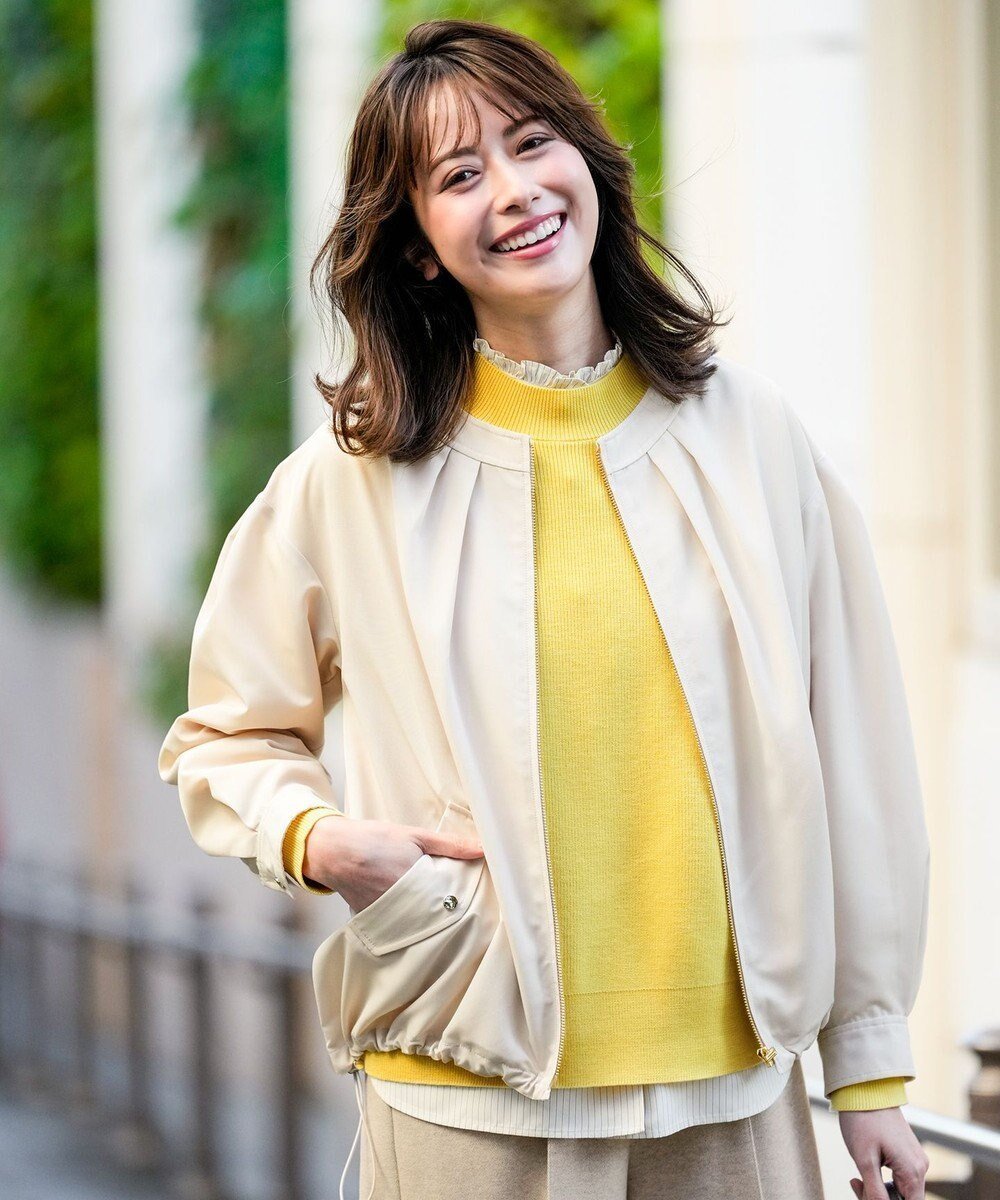 【エニィ スィス/any SiS】のスプリングコンフォート ブルゾン インテリア・キッズ・メンズ・レディースファッション・服の通販 founy(ファニー) 　ファッション　Fashion　レディースファッション　Fashion for Women　アウター　Coat / Outerwear Collection　レディースジャケット・軽アウター　Jackets　ブルゾンジャケット・スポーティアウター　Blouson Jackets　春　Spring　ジャケット　Jacket, Outerwear　バルーン　Balloon, Balloon Silhouette　ブルゾン　Blouson, Bomber Jacket　ポケット　Pocket, Pocket Detail　S/S・春夏　SS, Spring/Summer, Warm Season　おすすめ　Recommended / Our Picks　夏　Summer　エレガント 上品　Elegant　新作・新入荷　New Arrivals / New In　ビジネス 仕事 通勤　Business / Work / Commuting　アイボリー|ID: prp329100004818161 ipo3291000000035004420