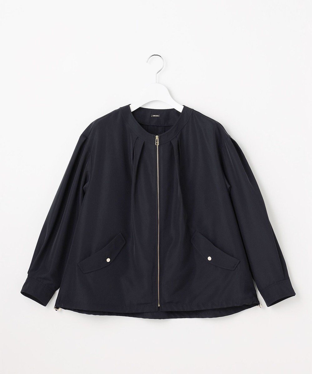 【エニィ スィス/any SiS】のスプリングコンフォート ブルゾン インテリア・キッズ・メンズ・レディースファッション・服の通販 founy(ファニー) 　ファッション　Fashion　レディースファッション　Fashion for Women　アウター　Coat / Outerwear Collection　レディースジャケット・軽アウター　Jackets　ブルゾンジャケット・スポーティアウター　Blouson Jackets　春　Spring　ジャケット　Jacket, Outerwear　バルーン　Balloon, Balloon Silhouette　ブルゾン　Blouson, Bomber Jacket　ポケット　Pocket, Pocket Detail　S/S・春夏　SS, Spring/Summer, Warm Season　おすすめ　Recommended / Our Picks　夏　Summer　エレガント 上品　Elegant　新作・新入荷　New Arrivals / New In　ビジネス 仕事 通勤　Business / Work / Commuting　ネイビー|ID: prp329100004818161 ipo3291000000035004423