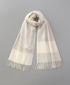 【アウロラ/AURORA】の【 LANVIN en Bleu (ランバン オン ブルー)】カシミヤチェックセミストール ライトグレー|ID: prp329100004818163 ipo3291000000035604636