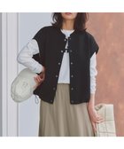 【アンフィーロ 自由区/UNFILO】のBEAUTY FORM JERSEY スリーブレス ブルゾン 人気、トレンドファッション・服の通販 founy(ファニー) ファッション Fashion レディースファッション Fashion for Women アウター Coat / Outerwear Collection ブルゾンジャケット・スポーティアウター Blouson Jackets トップス・カットソー Cut & Sew Tops ベスト&ジレ / 重ね着スタイル Vests & Gilets 春 Spring カーディガン Cardigan, Knitwear 軽量 Lightweight, Ultra Light ストレッチ Stretch, Stretchy Fabric スピンドル Spindle, Drawcord スリーブ Sleeve, Long Sleeve / Short Sleeve セットアップ Set-Up, Coordinated Outfit 人気 Popular, Best Seller フォルム Silhouette, Form ブルゾン Blouson, Bomber Jacket ベスト Vest, Waistcoat 羽織 Haori, Light Jacket ヨーク Yoke, Yoke Design S/S・春夏 SS, Spring/Summer, Warm Season 再入荷 Restock / Back in Stock おすすめ Recommended / Our Picks 夏 Summer 新作・新入荷 New Arrivals / New In thumbnail ブラック|ID: prp329100004818166 ipo3291000000035136893