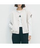 【アンフィーロ 自由区/UNFILO】のBEAUTY FORM JERSEY スリーブレス ブルゾン グレージュ|ID: prp329100004818166 ipo3291000000036040327